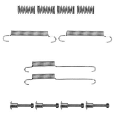 HELLA PAGID Piederumu komplekts, Stāvbremzes mehānisma bremžu  8DZ 355 202-021